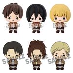 Attack on Titan Chokorin Collection Set of 6 mini figures