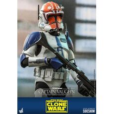 Star Wars The Clone Wars Action Figure 1/6 - Captain Vaughn- 7 image