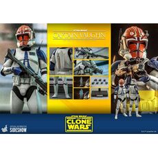 Star Wars The Clone Wars Action Figure 1/6 - Captain Vaughn- 11 image