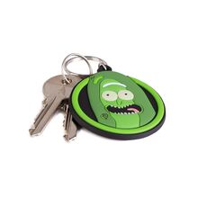 Rick and Morty Rubber Keychain Pickle Rick- 2 image