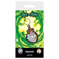 Rick and Morty - King of S**t - Rubber Keychain