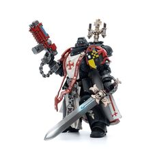 Figurka Warhammer 40k 1/18 Space Marines (Black Templars) - Sword Brethren Brother Lombast