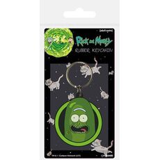Rick and Morty Rubber Keychain Pickle Rick- 3 image