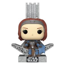 Star Wars The Mandalorian POP! Figure Deluxe - Bo-Katan Kryze on the throne