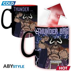 Duży kubek zmieniający kolor One Piece - Luffy vs Kaido (460 ml)- 2 image