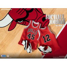 NBA Collection Real Masterpiece 1/6 Action Figure - Michael Jordan (I'm Back #45) Limited Edition- 10 image