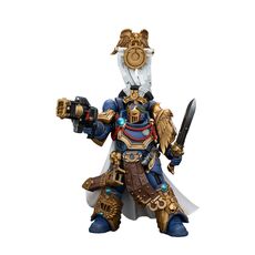 Figurka Warhammer The Horus Heresy 1/18 - Ultramarines Legion Praetor with Power Sword and Volkite Serpenta