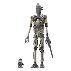 Star Wars: The Mandalorian Vintage Collection Action Figure Set - IG-12, Grogu & Anzellan- 4 image