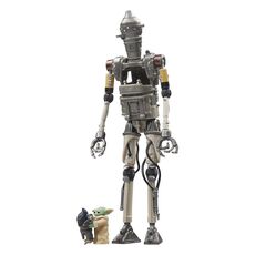 Star Wars: The Mandalorian Vintage Collection Action Figure Set - IG-12, Grogu & Anzellan- 5 image