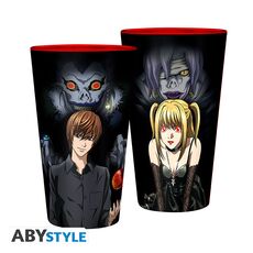 Death Note Large Glass - Light & Misa (400 ml)- 3 image
