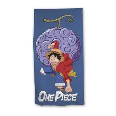 One Piece beach towel - Luffy and Gomu Gomu no Mi (70 x 140 cm)