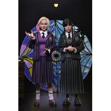 Wednesday Action Figures 2-Pack - Wednesday Addams (Nevermore Uniform) and Enid- 3 image