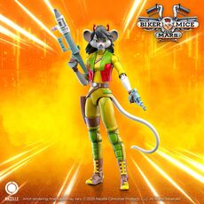 Biker Mice From Mars Action Figure - Carbine- 3 image