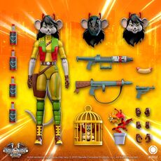 Biker Mice From Mars Action Figure - Carbine- 2 image
