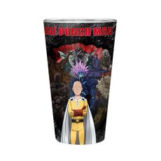 One Punch Man Large glass - One against All (400 ml)