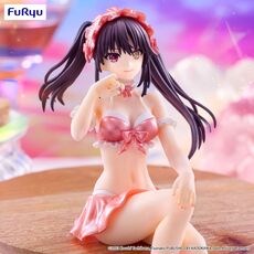 Date A Live Noodle Stopper Statue - Kurumi Tokisaki (Swimsuit Pastel Red Color Ver.)- 3 image