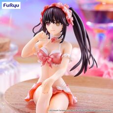 Date A Live Noodle Stopper Statue - Kurumi Tokisaki (Swimsuit Pastel Red Color Ver.)- 4 image