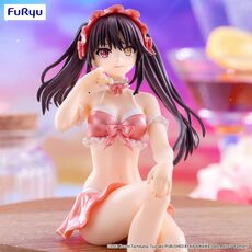 Date A Live Noodle Stopper Statue - Kurumi Tokisaki (Swimsuit Pastel Red Color Ver.)- 5 image