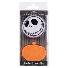 The Nightmare Before Christmas Set of two erasers