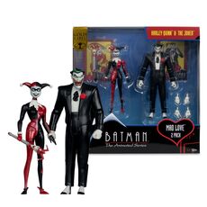 Набір 2 фігурок DC Direct (Batman: The Animated Series) - Harley Quinn & The Joker (Mad Love) (Gold Label)