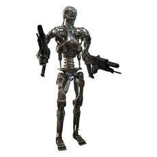 Terminator 2 Movie Masterpiece 1/6 Action figure - Endoskeleton (Battle Damaged Ver.) [MMS840D77]