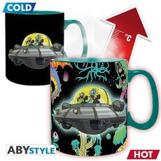 Rick & Morty Heat Change Mug - Spaceship (460 ml)