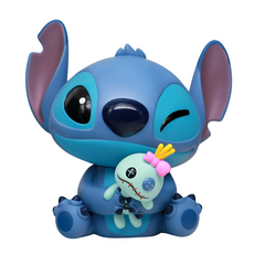 Disney Stitch Moneybox Figurine - Stitch & Scrump (18 cm)
