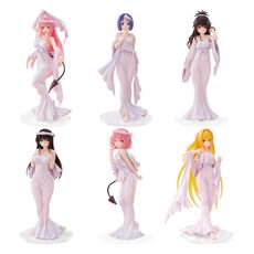 To Love-Ru Darkness CHILLfigg Set 15th: Goddess Dress Ver. Set of 6 figures