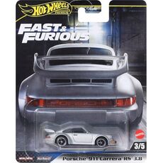 Модель автомобіля Hot Wheels Premium 1/64 - Porsche 911 Carrera RS 3.8 (Fast & Furious) (JBM03)
