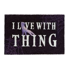 Wednesday Doormat - I Live with Thing (40 x 60 cm)