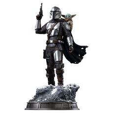 Фігурка Star Wars: The Mandalorian & Grogu Art Scale 1/10 - The Mandalorian & Grogu