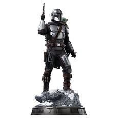 Фігурка Star Wars: The Mandalorian & Grogu Art Scale 1/10 - The Mandalorian & Grogu- 3 image