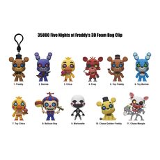 Таємнича бирка на рюкзаку/сумці Five Nights at Freddy's Series 1