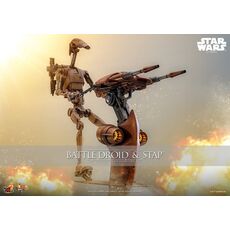 Figurka z pojazdem Star Wars Epizod I Movie Masterpiece 1/6 - Battle Droid & STAP- 2 image