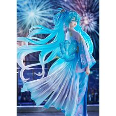 Character Vocal Series 01 1/7 Statue - Hatsune Miku (Music & Fire Works Ver.)- 4 image
