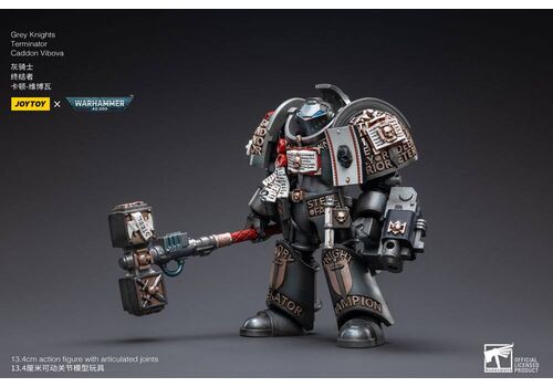 Фігурка Warhammer 40k 1/18 Space Marines (Grey Knights) - Terminator Caddon Vibova- 6 image
