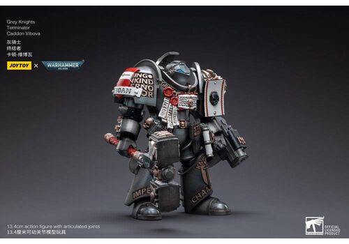 Фігурка Warhammer 40k 1/18 Space Marines (Grey Knights) - Terminator Caddon Vibova- 7 image