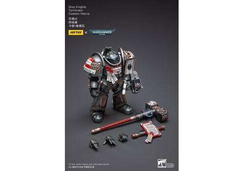 Фігурка Warhammer 40k 1/18 Space Marines (Grey Knights) - Terminator Caddon Vibova- 8 image