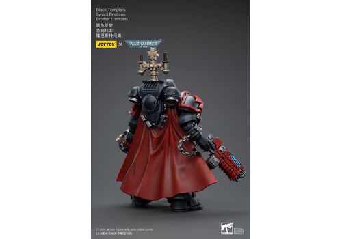Warhammer 40K Action Figure 1/18 - Black Templars Sword Brethren Brother Lombast- 3 image