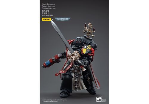Warhammer 40K Action Figure 1/18 - Black Templars Sword Brethren Brother Lombast- 5 image