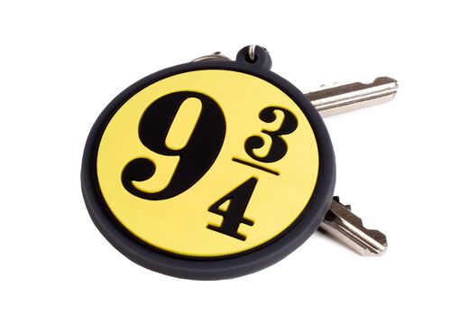 Harry Potter Rubber Keychain Platform 9 3/4- 2 image