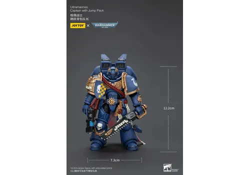 Warhammer 40k 1/18 Action Figure - Ultramarines Captain With Jump Pack- 10 image