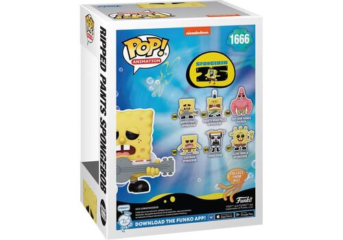 SpongeBob SquarePants 25th Anniversary POP! Figure - Ripped Pants SpongeBob (1666)- 2 image