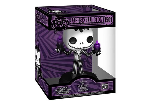 Nightmare Before Christmas Super Sized POP! Figure - Jack Skellington with Lighting- 2 image