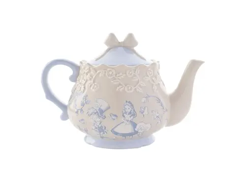 Disney: Alice in Wonderland Embossed Teapot - Alice & Mad Hatter- 3 image