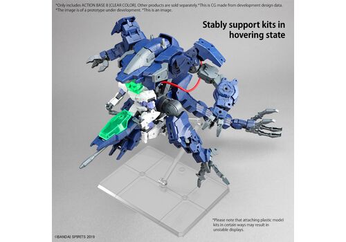 Gunpla figures stand 1:100 - Action Base 8 (clear)- 3 image