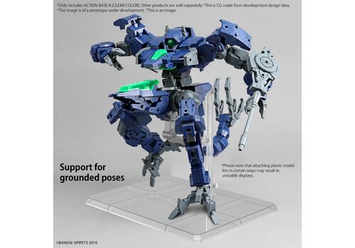 Gunpla figures stand 1:100 - Action Base 8 (clear)- 4 image