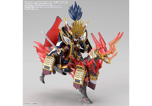 GUNDAM SDW Heroes Plastic Model Kit - Nobunaga's War Horse- 5 image