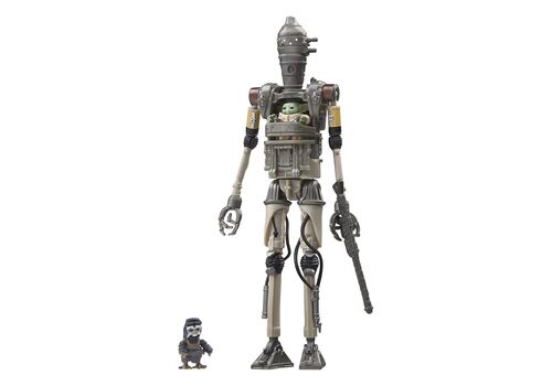 Star Wars: The Mandalorian Vintage Collection Action Figure Set - IG-12, Grogu & Anzellan- 4 image