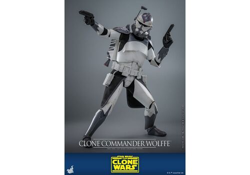 Star Wars: The Clone Wars 1/6 Action Figure - Clone Commander Wolffe- 9 image
